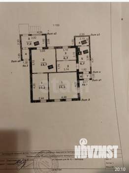 Дом 43м², 1-этажный, участок 2 сот.