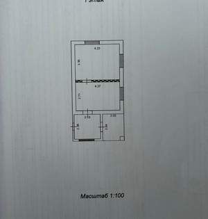 Дом 34м², 1-этажный, участок 10 сот.