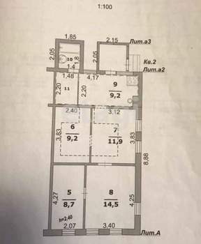 Дом 70м², 1-этажный, участок 13 сот.