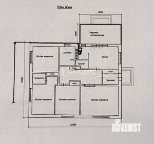 Дом 143м², 1-этажный, участок 15 сот.