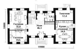 Дом 120м², 2-этажный, участок 7 сот.