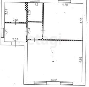 Дом 73м², 1-этажный, участок 10 сот.