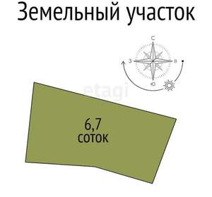 Дом 123м², 2-этажный, участок 7 сот.