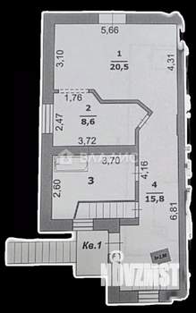 Дом 164м², 2-этажный, участок 6 сот.