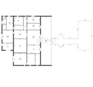 Дом 400м², 1-этажный, участок 30 сот.