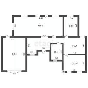 Дом 147м², 1-этажный, участок 15 сот.