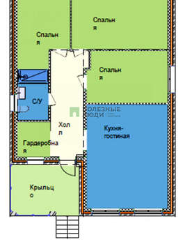 Дом 108м², 1-этажный, участок 10 сот.