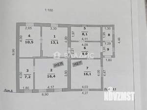 Дом 85м², 1-этажный, участок 5 сот.