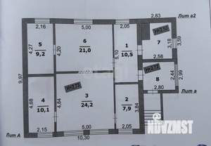 Дом 226м², 2-этажный, участок 8 сот.