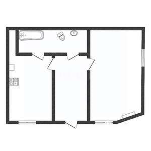 Дом 35м&sup2;, 1-этажный, участок 5 сот.  