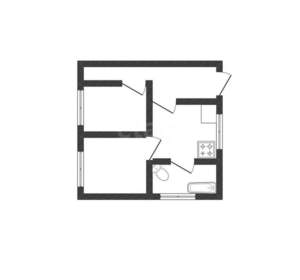 Дом 51м&sup2;, 1-этажный, участок 2 сот.  