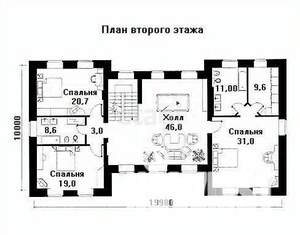 Дом 120м², 2-этажный, участок 7 сот.  