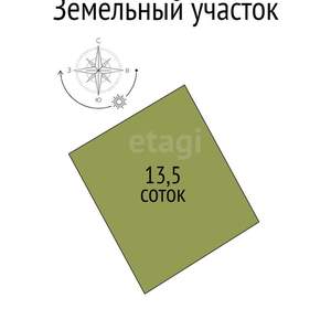 Дом 206м&sup2;, 1-этажный, участок 14 сот.  