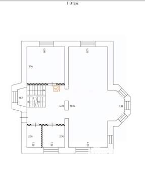 Дом 212м², 2-этажный, участок 15 сот.  