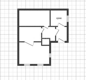 Дом 49м&sup2;, 1-этажный, участок 20 сот.  