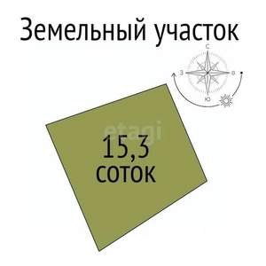 Дом 99м², 1-этажный, участок 15 сот.  