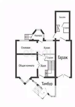Дом 370м², 3-этажный, участок 18 сот.  