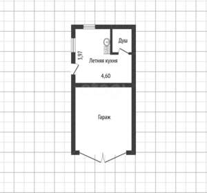 Дом 82м&sup2;, 1-этажный, участок 15 сот.  