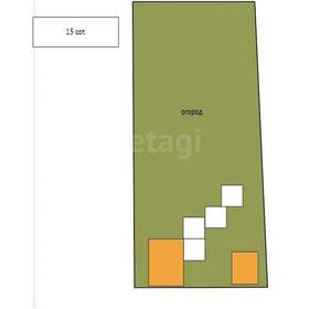 Дом 57м&sup2;, 1-этажный, участок 15 сот.  