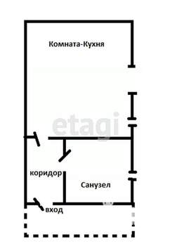 Дом 35м², 1-этажный, участок 15 сот.  