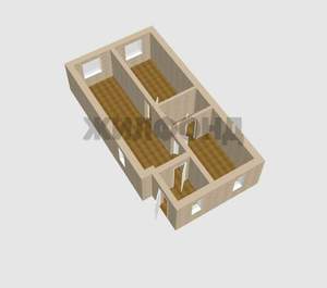 Дом 51м², 2-этажный, участок 8 сот.  