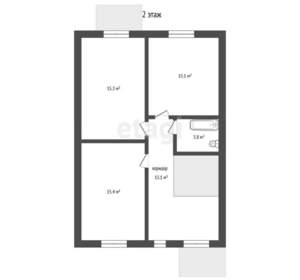 Дом 116м&sup2;, 2-этажный, участок 2 сот.  