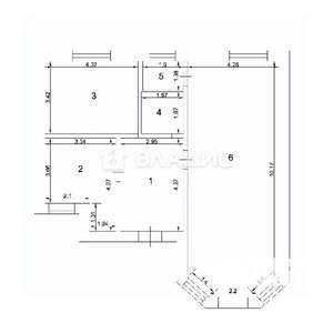 Дом 99м², 1-этажный, участок 15 сот.  