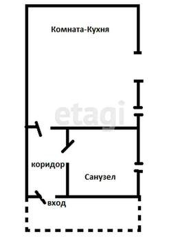 Дом 35м&sup2;, 1-этажный, участок 15 сот.  