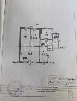 Дом 66м&sup2;, 1-этажный, участок 10 сот.  