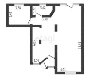 Дом 181м&sup2;, 2-этажный, участок 16 сот.  