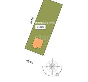 Дом 280м&sup2;, 2-этажный, участок 15 сот.  