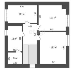 Дом 120м&sup2;, 2-этажный, участок 6 сот.  