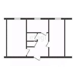 Дом 60м&sup2;, 1-этажный, участок 25 сот.  