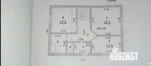 Дом 154м&sup2;, 2-этажный, участок 9 сот.  