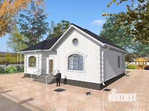 Дом 100м&sup2;, 1-этажный, участок 13 сот.  