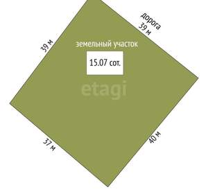 Дом 115м², 1-этажный, участок 9 сот.  