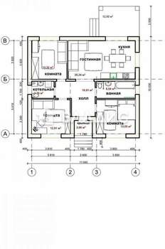 Дом 130м&sup2;, 1-этажный, участок 15 сот.  