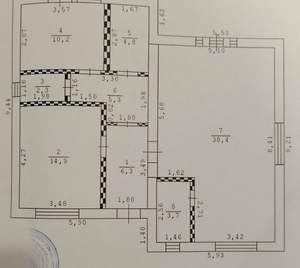 Дом 86м&sup2;, 2-этажный, участок 16 сот.  