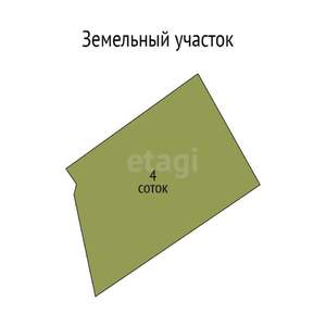 Дом 95м², 2-этажный, участок 4 сот.  