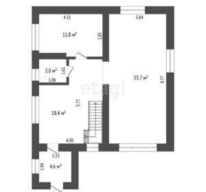 Дом 120м&sup2;, 2-этажный, участок 6 сот.  