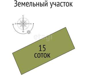 Дом 213м&sup2;, 2-этажный, участок 15 сот.  