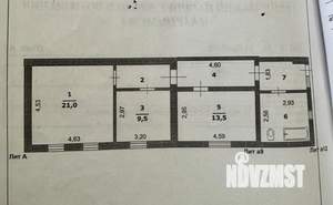 Дом 68м&sup2;, 1-этажный, участок 5 сот.  