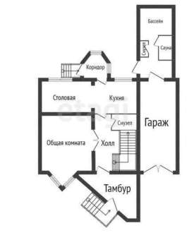 Дом 370м&sup2;, 3-этажный, участок 18 сот.  