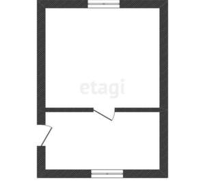 Дом 60м², 1-этажный, участок 12 сот.  