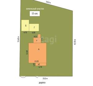 Дом 223м&sup2;, 2-этажный, участок 15 сот.  