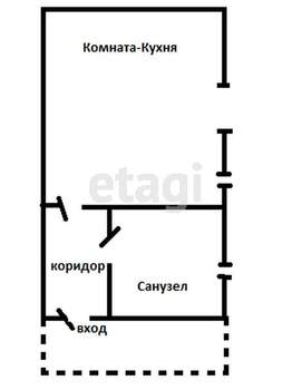 Дом 35м², 1-этажный, участок 15 сот.  