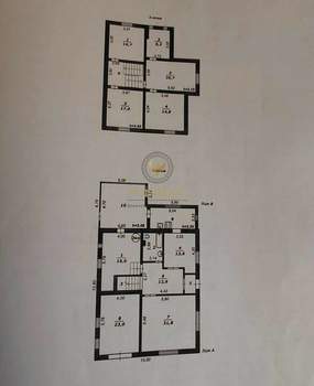 Дом 213м&sup2;, 2-этажный, участок 8 сот.  