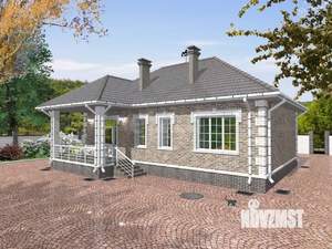 Дом 100м&sup2;, 1-этажный, участок 13 сот.  