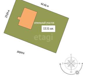 Дом 150м&sup2;, 1-этажный, участок 15 сот.  