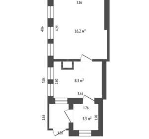 Дом 32м&sup2;, 2-этажный, участок 6 сот.  